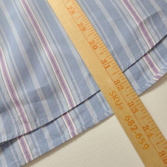 Polo Golf Ralph Lauren Shirt Mens Button Down XL Blue Pink Multi Sniped Preppy - Picture 6 of 14